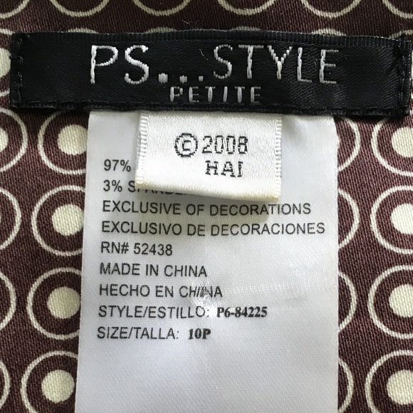 PS Style Retro Mod Geometric Print Mini Dress - Picture 7 of 8